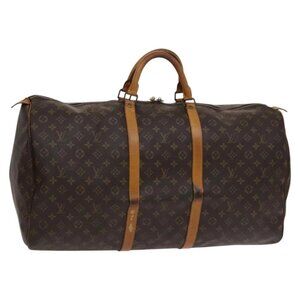 LOUIS VUITTON Monogram Keepall 60 Boston Bag
